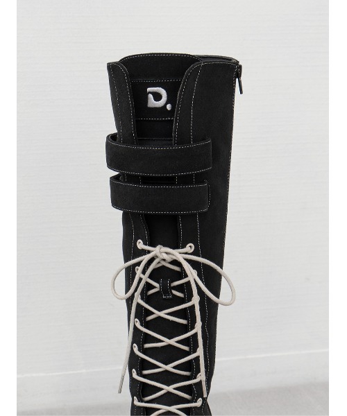 Darich（ダーリッチ） ブーツ Dロゴボリュームステッチロングブーツ