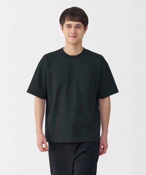 無地Tシャツ専門 MUJI出品 無印良品（MUJI） 半袖Tシャツ M ブラック メンズ : ZOZOTOWN Yahoo!店