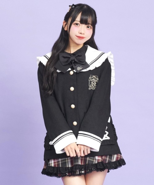 希少！人気☆セーラー服コート❤新品 シークレットハニー 清楚 コート Secret Honey（シークレットハニー） コート アウター セーラー襟