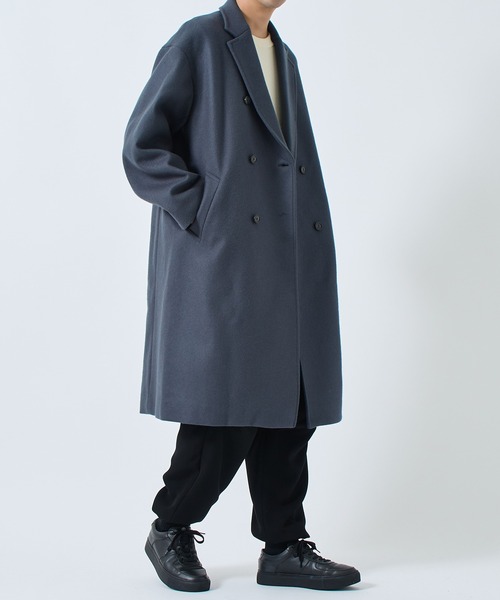 STUDIOUS（ステュディオス） チェスターコート 1 ライトブルーグレー