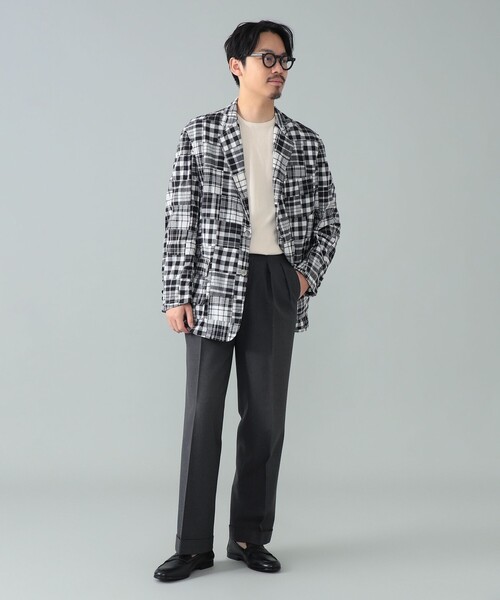 美品　ブルックスブラザーズ チェック柄テーラードジャケット メンズ サイズ38S BROOKS BROTHERS（ブルックスブラザーズ） コート ジャケット 「別注