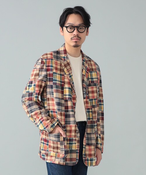 美品　ブルックスブラザーズ チェック柄テーラードジャケット メンズ サイズ38S BROOKS BROTHERS（ブルックスブラザーズ） コート ジャケット 「別注