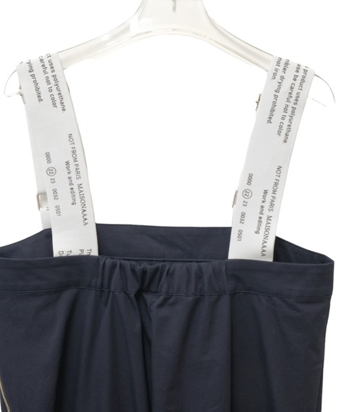 「TEVALT」 サロペットスカート 38 ネイビー レディース_画像4