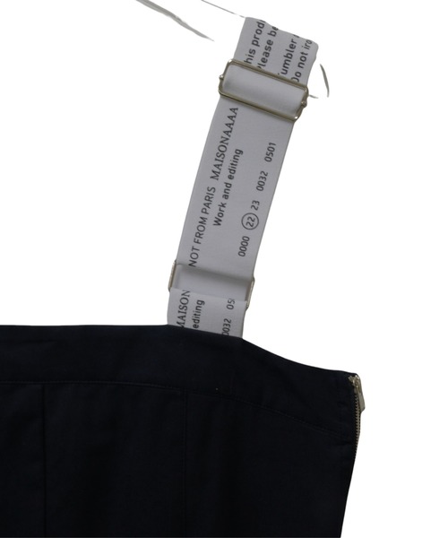 「TEVALT」 サロペットスカート 38 ネイビー レディース_画像9