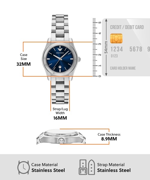 EMPORIO ARMANI 腕時計 エンポリオ・アルマーニ レディース アナログ