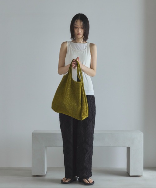 「feepur」 ノースリーブトップス MEDIUM ベージュ レディース_画像6