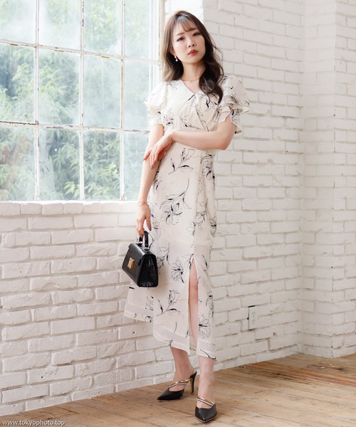 「LIPSERVICE」 ノースリーブワンピース M ピンク レディース_画像3