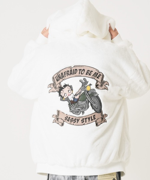 BETTY BOOP（ベティ ブープ） ブルゾン アウター BETTYバイクファー