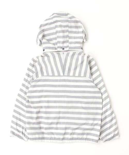 patagonia 子ども用ウェア 4T 100 patagonia（パタゴニア） 「KIDS」ボーダー柄ブルゾン 4T グレー