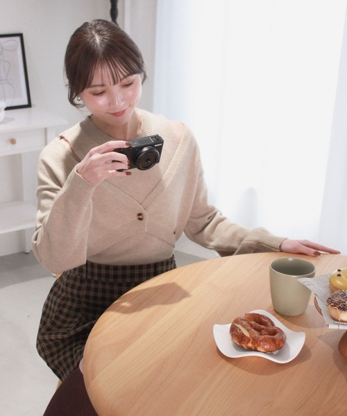 Reurie'（レウリィ） アンサンブル 「2点セット」ノースリーブニット