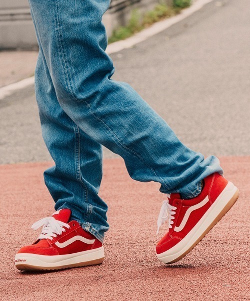 VANS 「VANS」 ローカットスニーカー 5h レッド メンズ : ZOZOTOWN