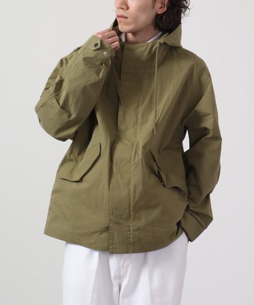 「FUNALIVE」 「alil」マウンテンパーカー M チャコールグレー メンズ_画像6