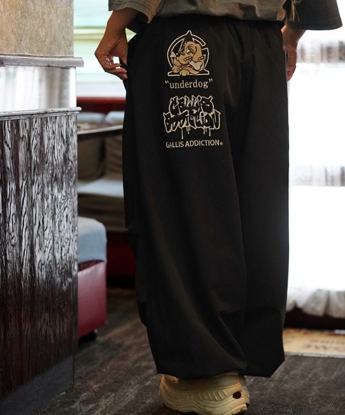 「GALFY」 イージーパンツ L ネイビー メンズ_画像7