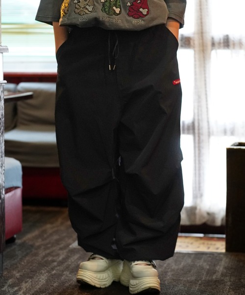 「GALFY」 イージーパンツ L ネイビー メンズ_画像9