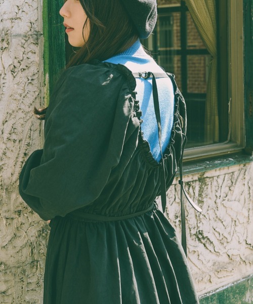 「kutir」 長袖ワンピース SMALL ブルー レディース_画像9