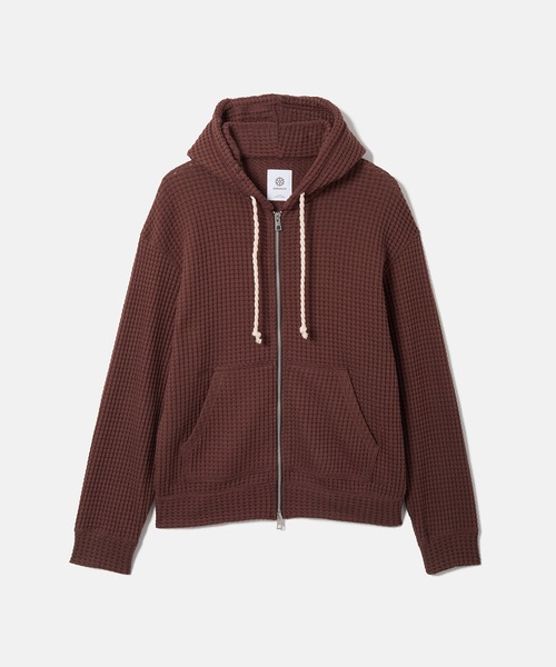 SEAGREEN（シーグリーン） パーカー BIG WAFFLE RELAX HOODIE メンズ