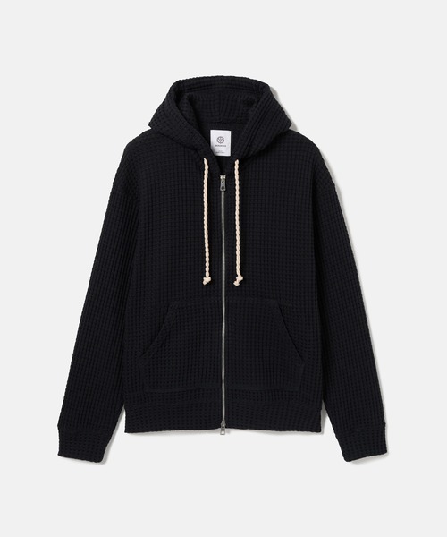 SEA HOODIE シーロゴ スウェット プルオーバー パーカー グリーン SEAGREEN（シーグリーン） パーカー BIG WAFFLE RELAX HOODIE メンズ