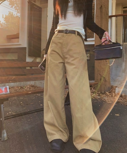 「a lot of love」 パンツ M ベージュ レディース_画像6