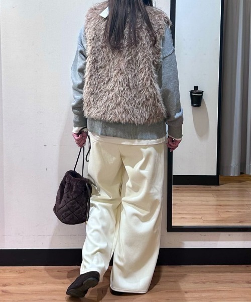 Right-on（ライトオン） ワイドパンツ パンツ コーデュロイ
