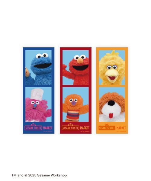 SESAME STREET（セサミストリート） ステッカー ぬいぐるみフォト 証明
