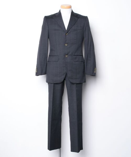 EDIFICE（エディフィス） スーツ 44 ブラック メンズ : ZOZOTOWN Yahoo