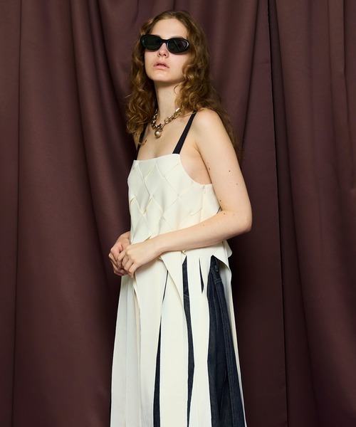 MAISON SPECIAL（メゾンスペシャル） ワンピース Cross Fringe Dress