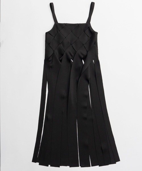 MAISON SPECIAL（メゾンスペシャル） ワンピース Cross Fringe Dress