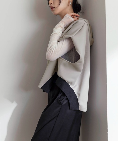 「Eimee Law」 プルオーバーパーカー 38 ブラック レディース_画像9