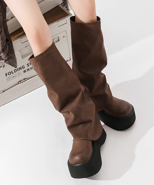 [Sibra] сапоги S Brown женский 