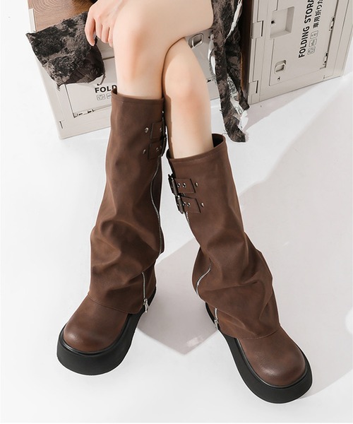 [Sibra] сапоги S Brown женский 