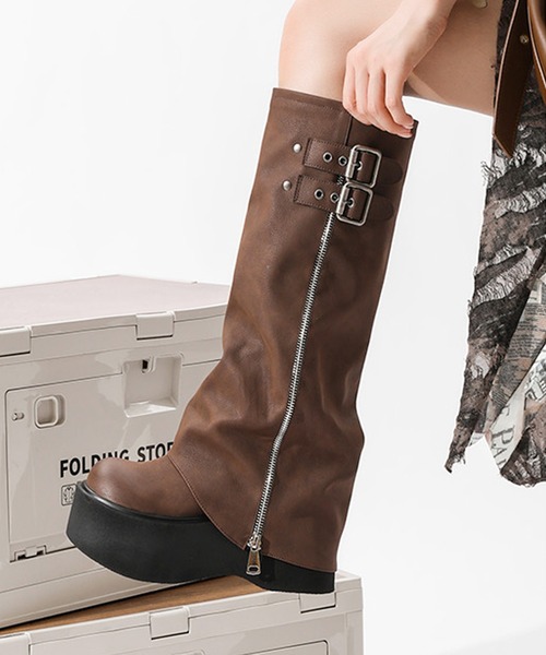 [Sibra] сапоги S Brown женский 