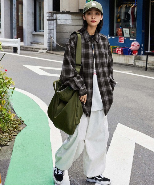 「MONO-MART」 「retock's」長袖シャツ M グレー メンズ_画像5