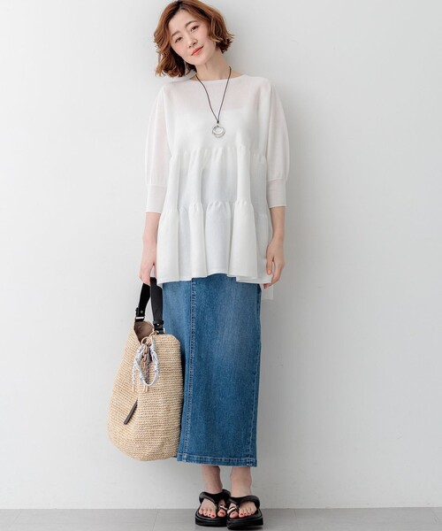 デニムスカート 23区DENIM Iライン : ZOZOTOWN Yahoo!店 - 通販