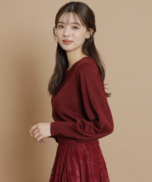 「SWINGLE」 ニットカーディガン MEDIUM イエロー レディース_画像7
