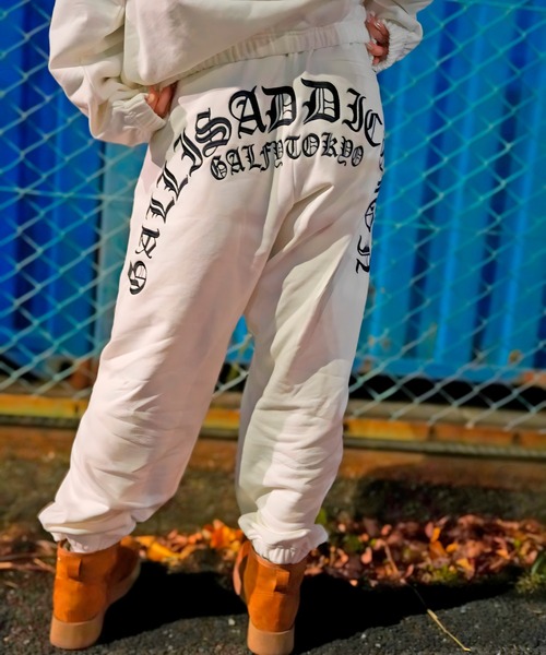 G/FORE ジーフォア　サイドロゴ スウェット ジョガーパンツ GALFY（ガルフィー） スウェットパンツ ジャージ GA×GALFY-安心ロゴの