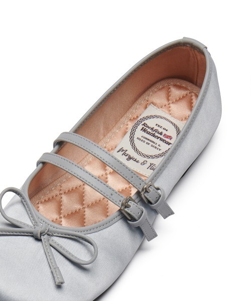 「ROCKFISH WEATHERWEAR」 フラットパンプス 24.0cm ブルー レディース_画像8