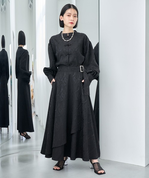 「HARE」 長袖ブラウス FREE ネイビー レディース_画像3