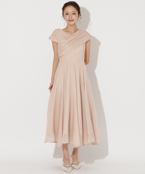 アンド クチュール オケージョンドレス 成人式 同窓会 結婚式 AND COUTURE（アンドクチュール） ドレス チュールカシュクールドレス