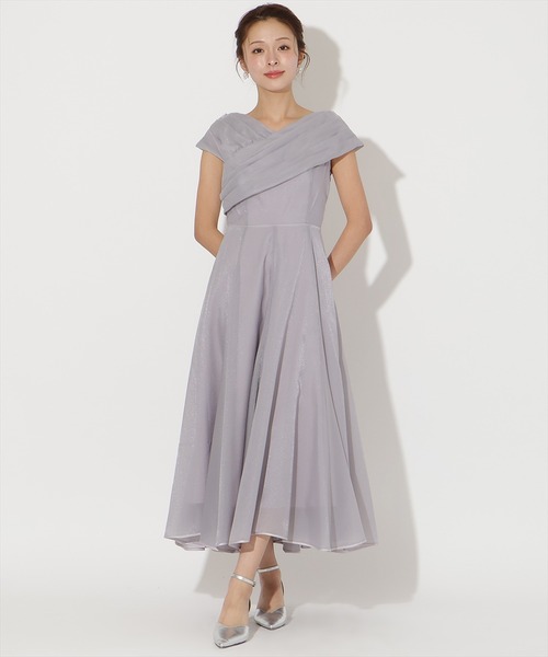 andcouture チュールカシュクールドレス AND COUTURE（アンドクチュール） ドレス チュールカシュクールドレス