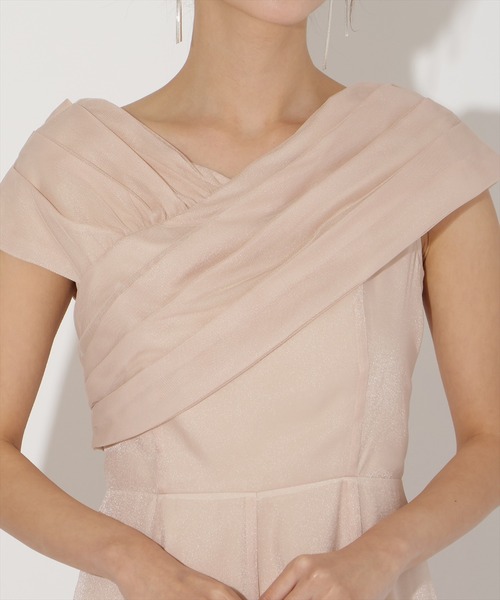 andcouture チュールカシュクールドレス AND COUTURE（アンドクチュール） ドレス チュールカシュクールドレス