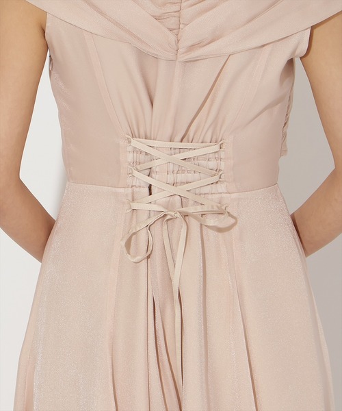 andcouture チュールカシュクールドレス AND COUTURE（アンドクチュール） ドレス チュールカシュクールドレス