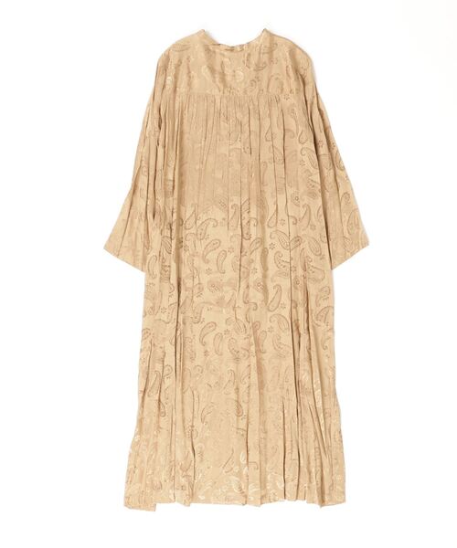 sara mallika（サラ マリカ） 長袖ワンピース - ベージュ レディース