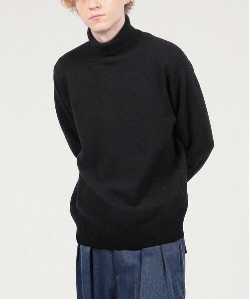 TOMORROWLAND（トゥモローランド） タートルネックニット M グリーン