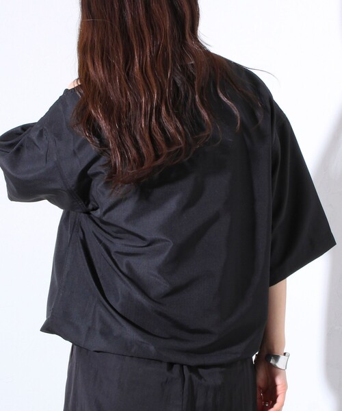 「TAION」 7分袖シャツ X-LARGE ネイビー メンズ_画像8