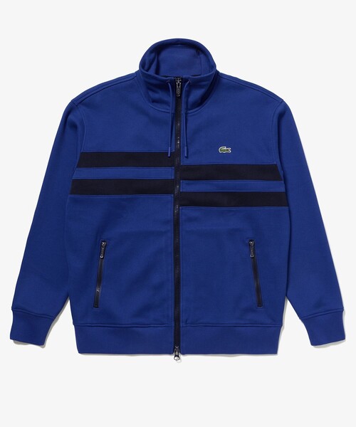 LACOSTE（ラコステ） ジャージブルゾン 3 ホワイト メンズ : ZOZOTOWN