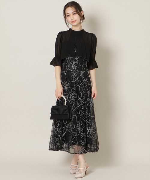 WILLSELECTION（ウィルセレクション） ドレス フロントスリットフレア