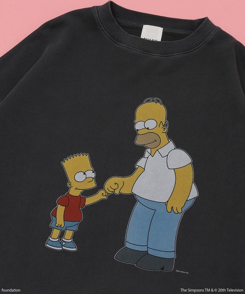 美品！シンプソンズ　ロクスウェット　Sサイズ The Simpsons（ザ シンプソンズ） トレーナー スウェット (THE