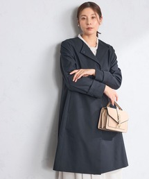 GALLORIA（ギャローリア） ノーカラーコート コート 「はっ水・防花粉