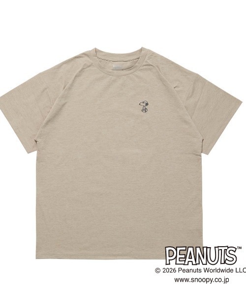 PEANUTS tシャツ 半袖 ピーナッツ UVカットドライグラフィックTシャツ