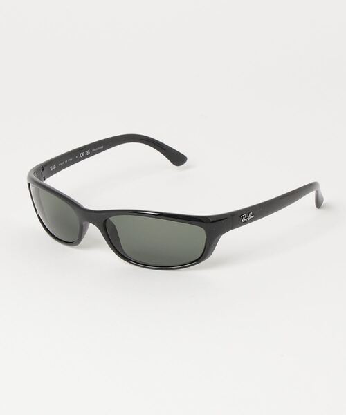 「Ray-Ban」 サングラス 57 ブラック×グリーン メンズ